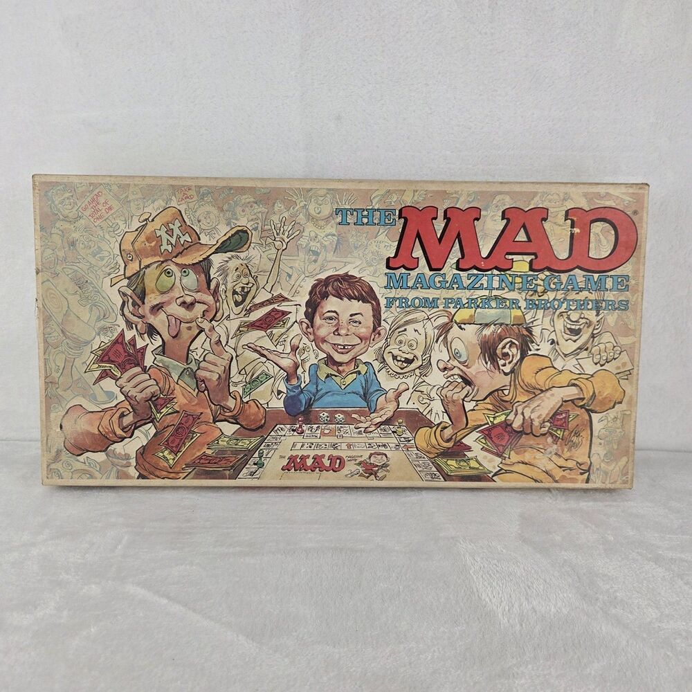 Vintage‎ 1979 The Mad Magazine Game Parker Brothers Complete